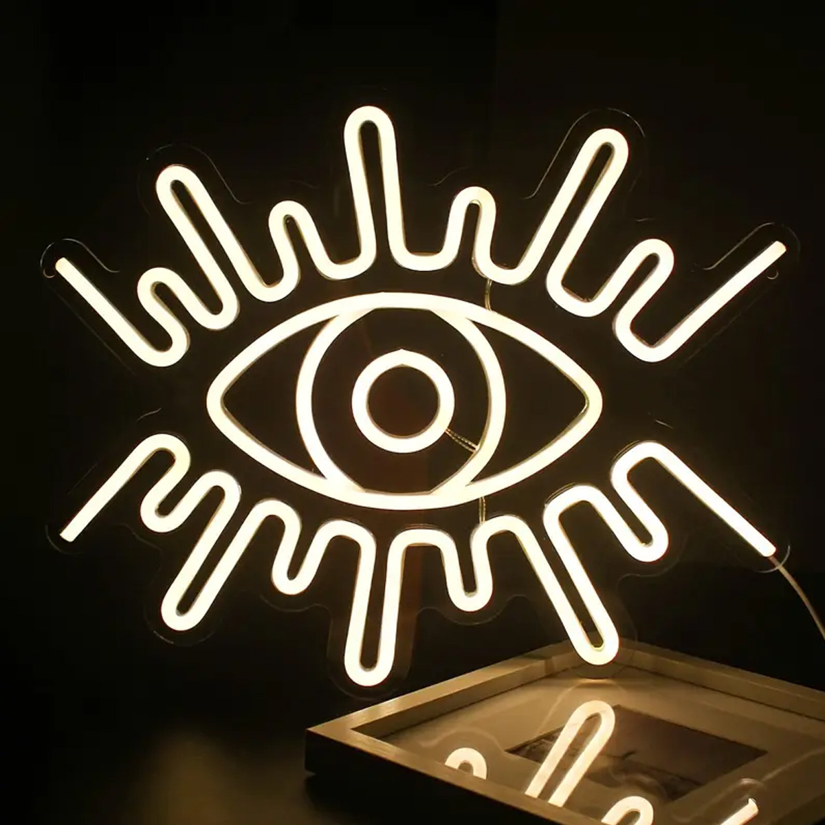Lighting Home Decor Ideas - LED-Neon-Augenschild, für Zuhause, Bar, Dekoration –