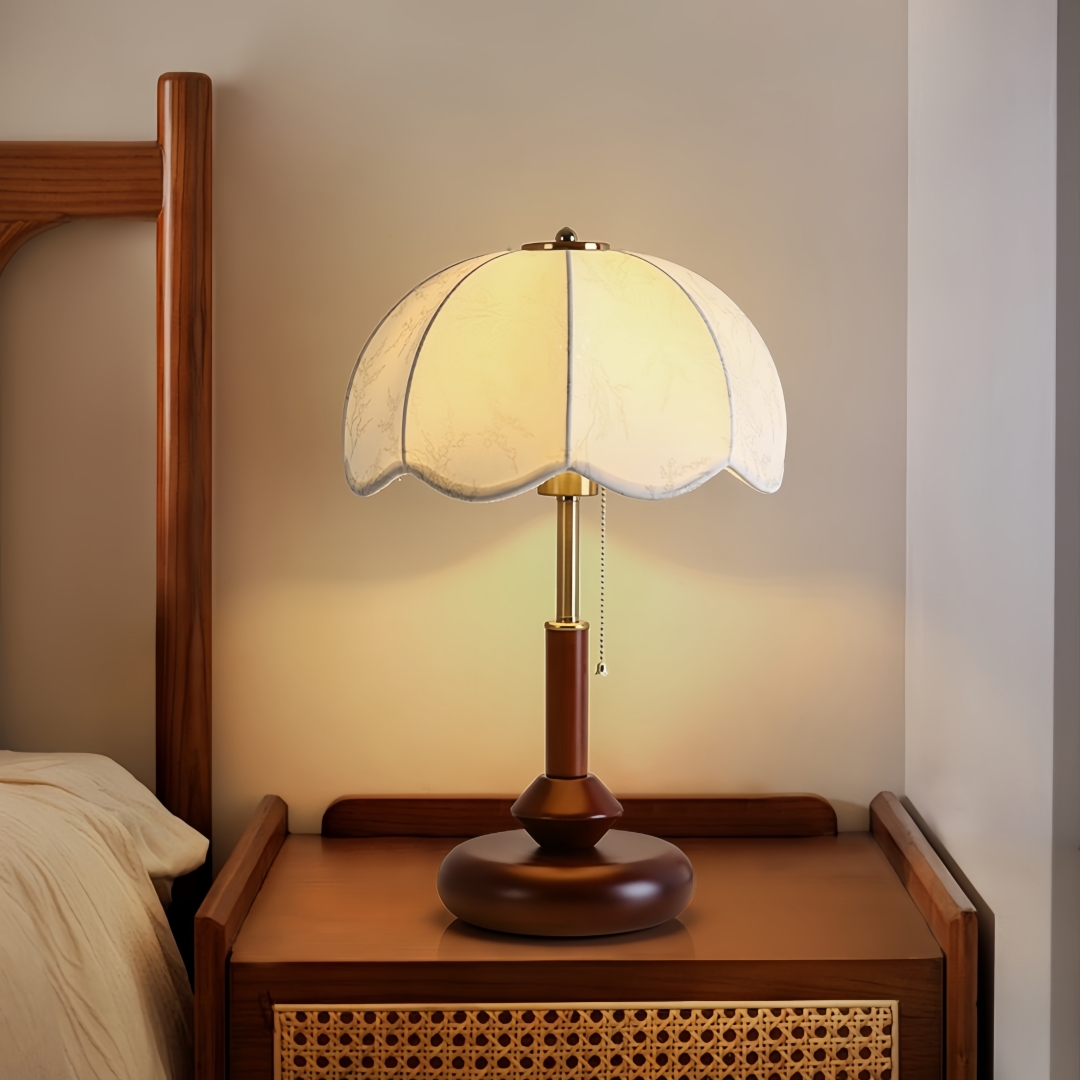 Lighting Decoration For Home - Vintage gewölbte Kuppel-Tischlampe für Schlafzimmer, Nachttisch,