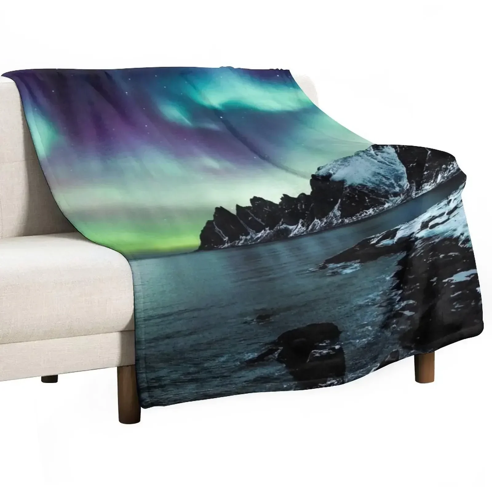 Lighting Home Decor Ideas - Northern Lights III Kuscheldecke Dekorative Bettwaren