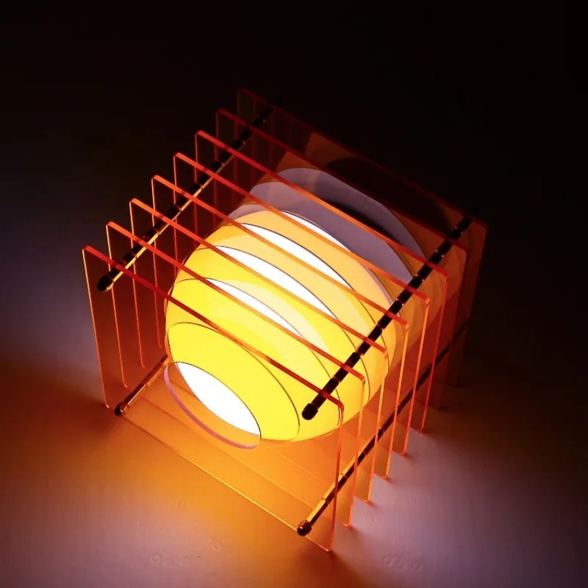 Led Moon Lamp - DIY Mondlampe Acryl Tausendschichtlampe Desktop-Dekoration Hängende