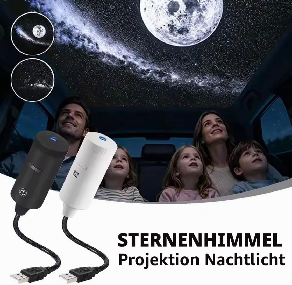 Room Decor Lighting Lamp - Tragbare Nachtlichtlampe Plug-and-Play & Vielseitiger Sternenhimmel-Projektor