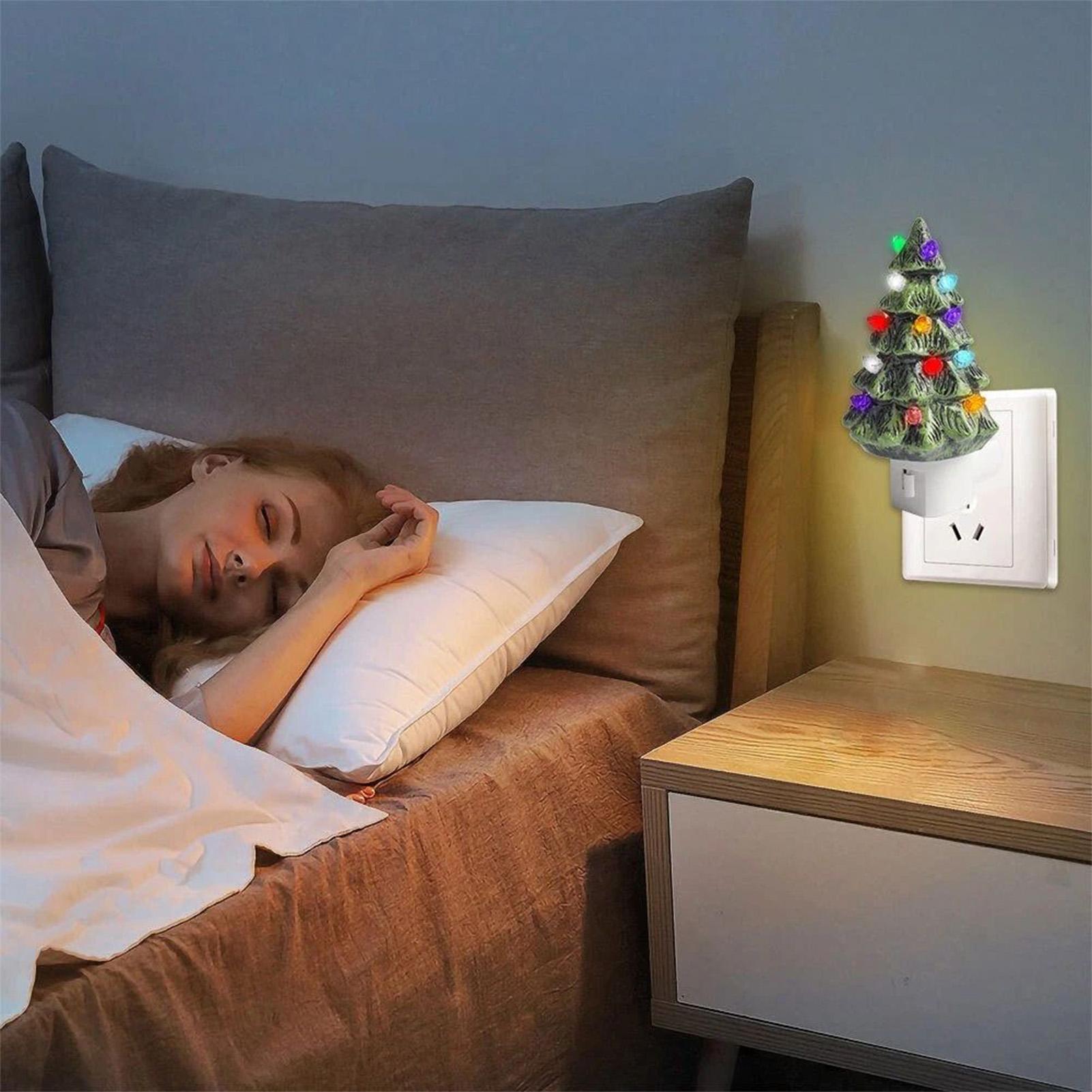 Wall Decor Lighting Tree - Weihnachtsbaum Nachtlicht Retro Umgebungsbeleuchtung Weihnachtsbaum Plug-In
