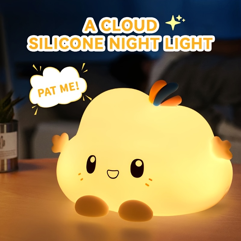 Lighting Decoration For Home - Wolken-Nachtlicht, Touch-Control-Dimmung, Aufladen und Timing, für
