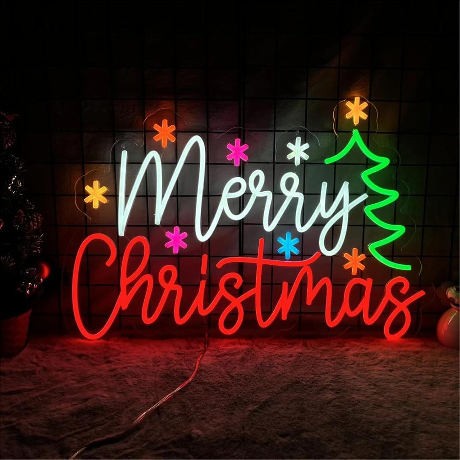 Frohe Weihnachten-Neonschild m – Lighting Home Decor Ideas Bewertung und Preis