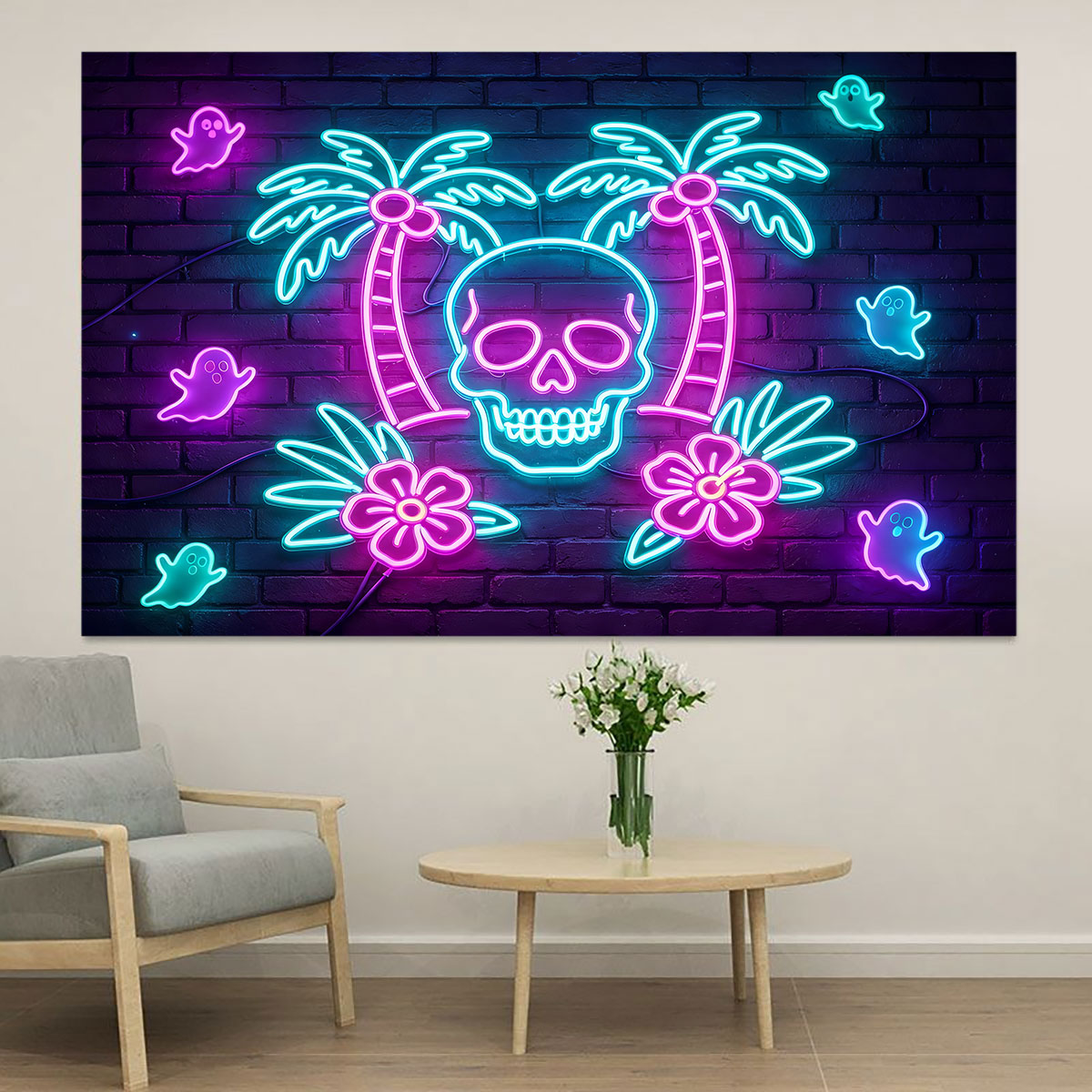 Neonlicht-Wandaufkleber Palmen – Wall Decor Lighting Tree Bewertung und Preis