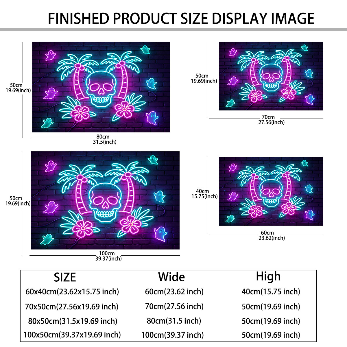 Neonlicht-Wandaufkleber Palmen – Wall Decor Lighting Tree Bewertung und Preis