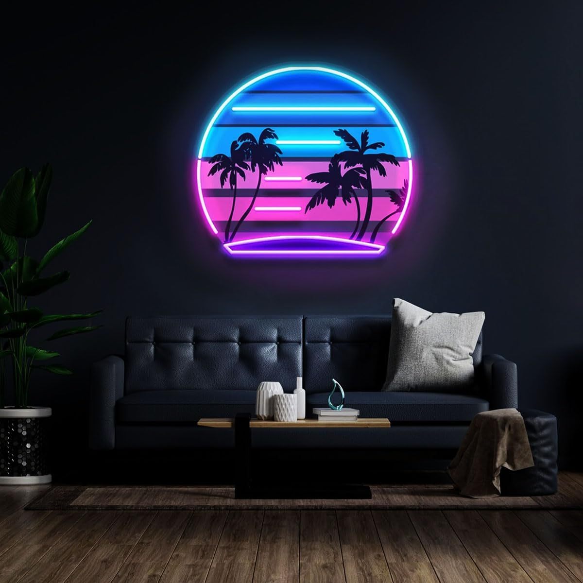 Tropisches Retro-Vintage Sonne – Wall Decor Lighting Tree Bewertung und Preis
