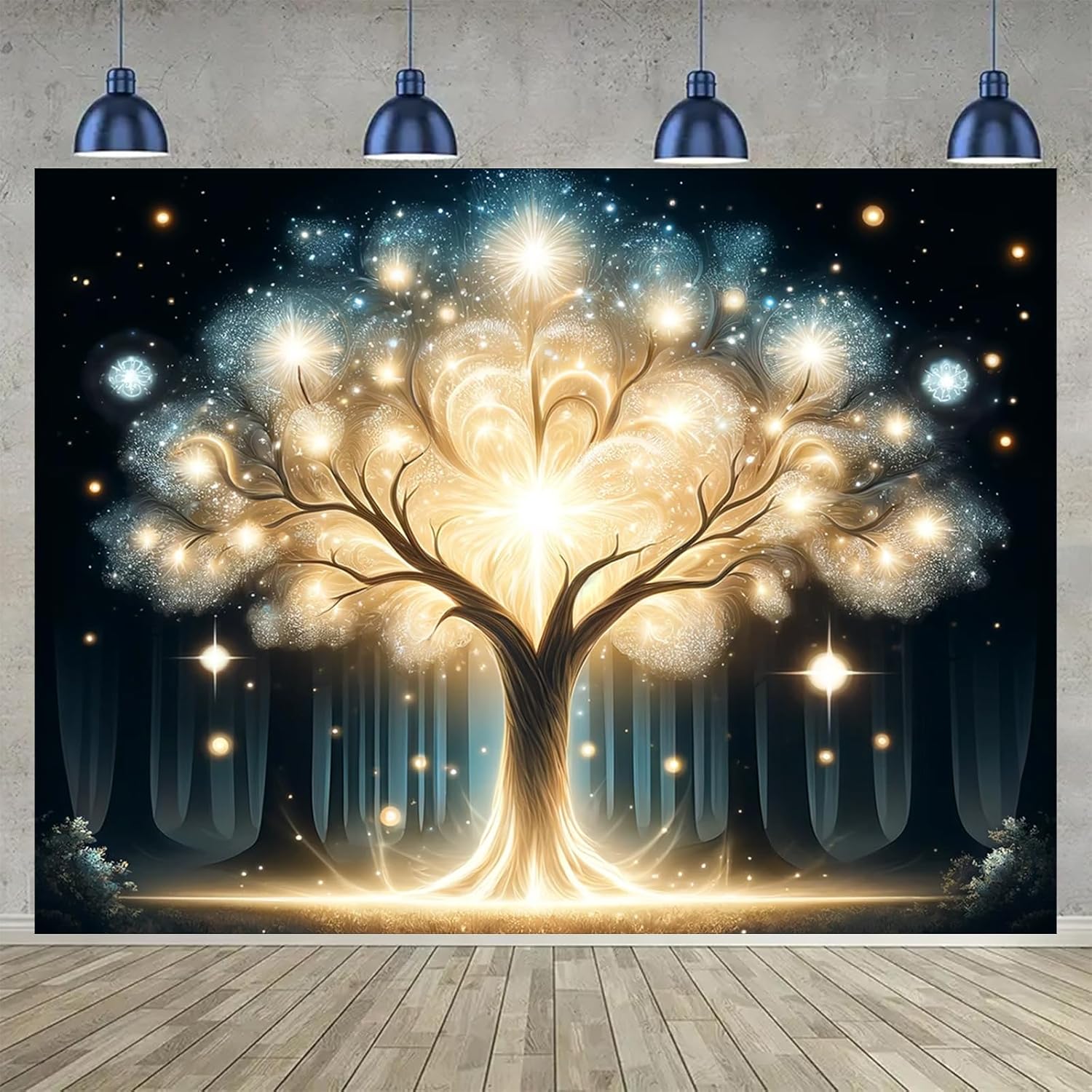 Leuchtender Geisterbaum, UV-Sc – Wall Decor Lighting Tree Bewertung und Preis