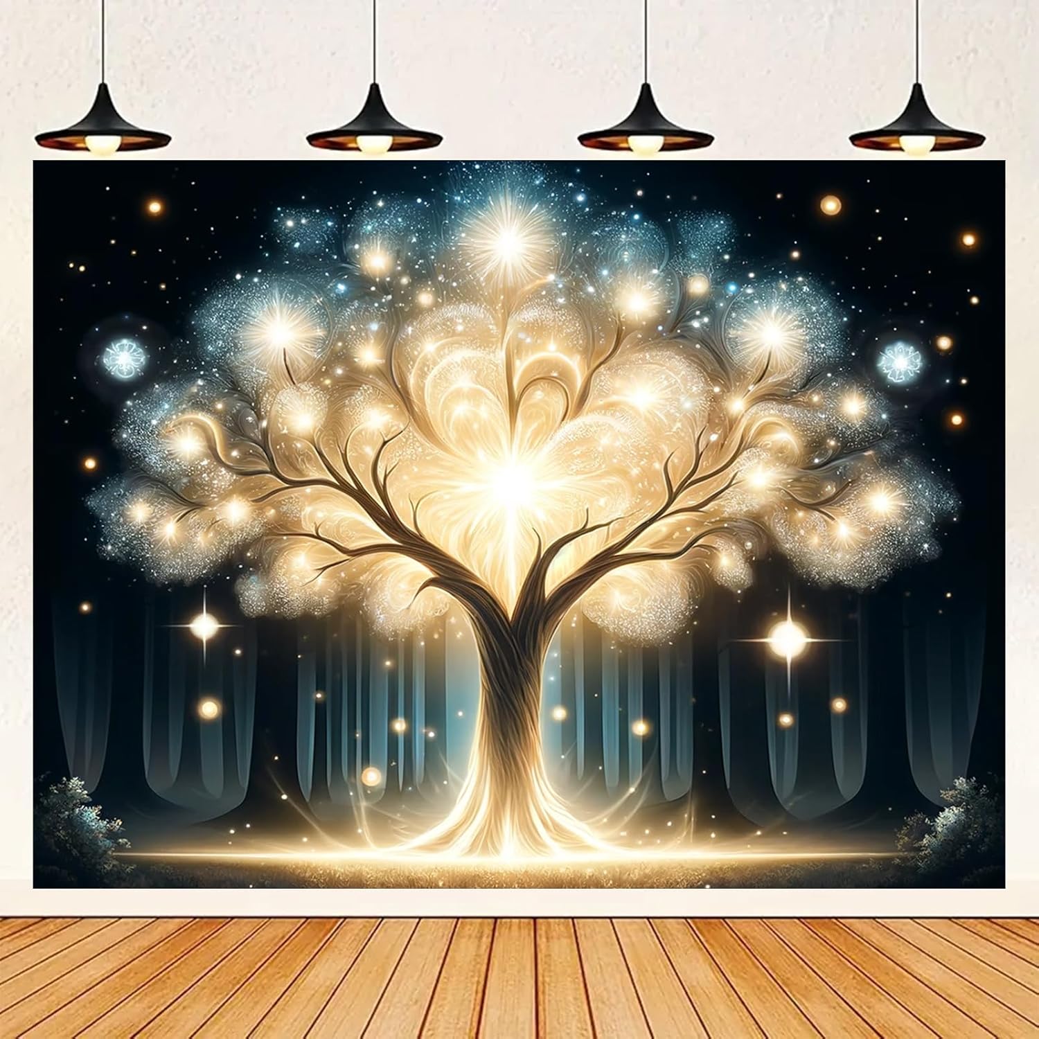 Leuchtender Geisterbaum, UV-Sc – Wall Decor Lighting Tree Bewertung und Preis