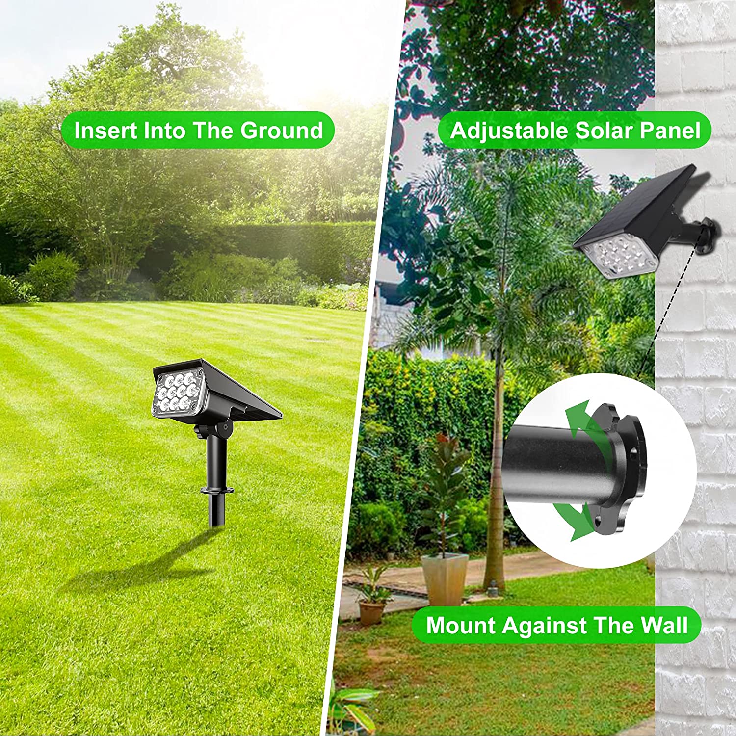 4 stücke Solar Scheinwerfer Ou – Wall Decor Lighting Tree Bewertung und Preis