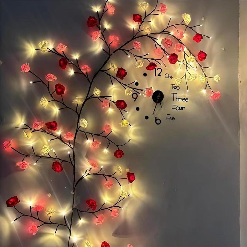 USB DIY Ahorn-Rosen-Weiden-Ran – Lighting Decoration For Home Bewertung und Preis