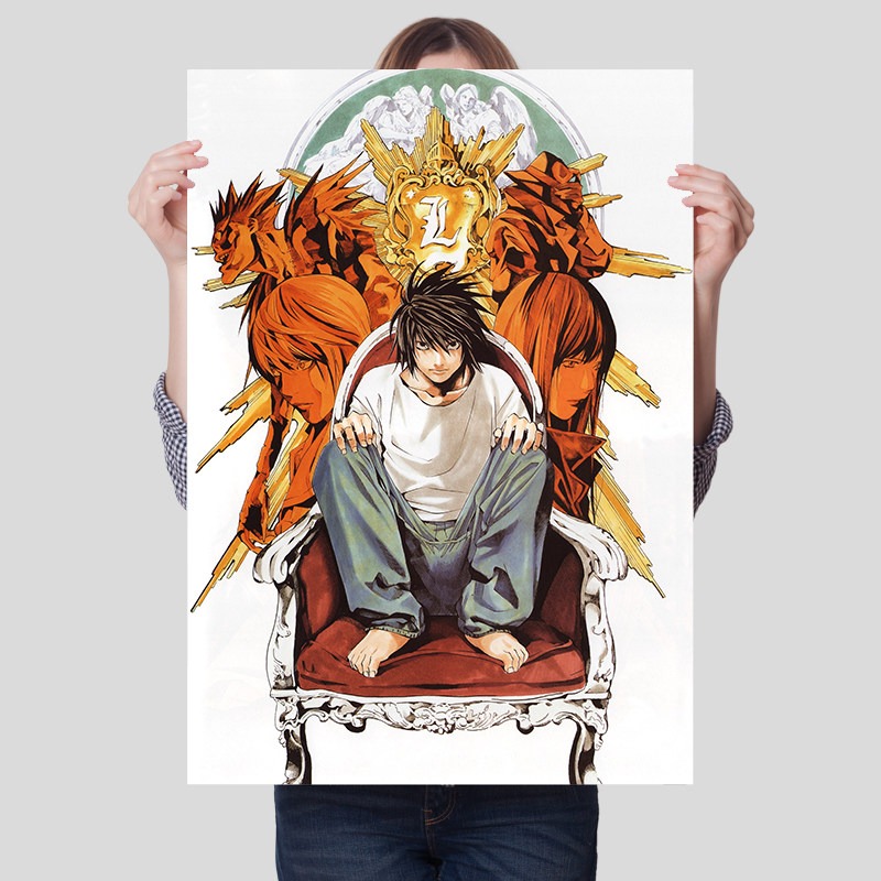 Death Note Ungerahmter Leinwan – Lighting Room Decor Items Bewertung und Preis