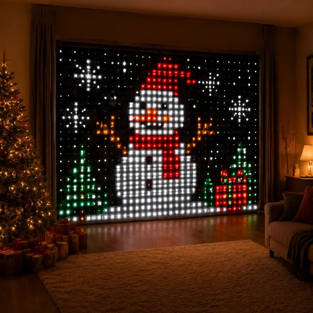 LED-Pixel-Lichtvorhang mit Blu – Lighting Decoration For Home Bewertung und Preis