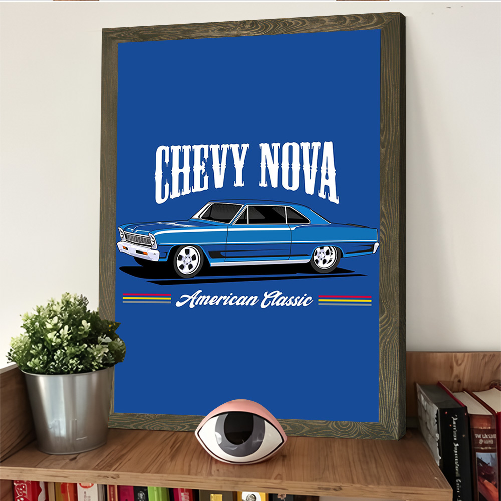 Chevy Nova Classic Cars Druck  – Nova Decor & Lighting Vase Bewertung und Preis