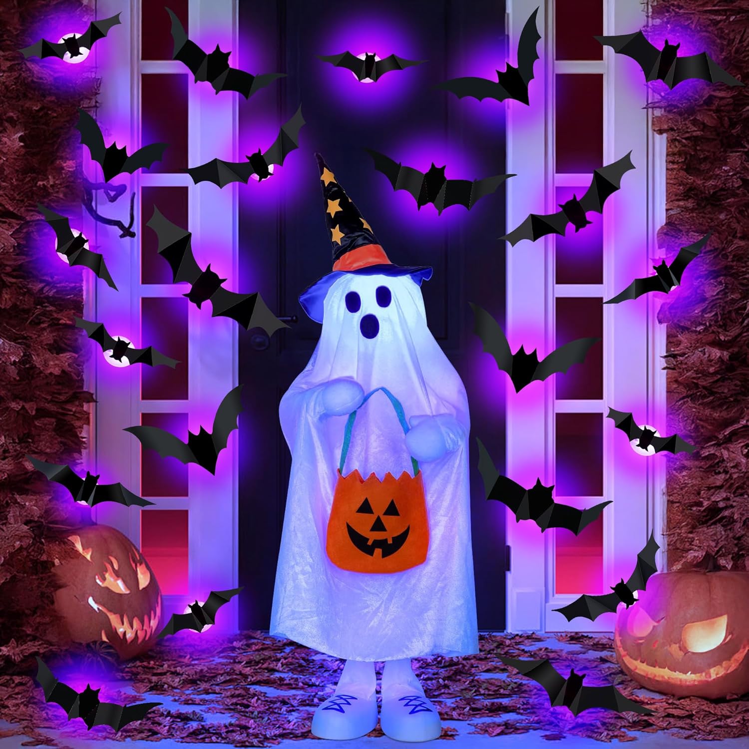 Halloween-LED-Fledermäuse, Spi – Outdoor Lighting Wedding Decor Bewertung und Preis