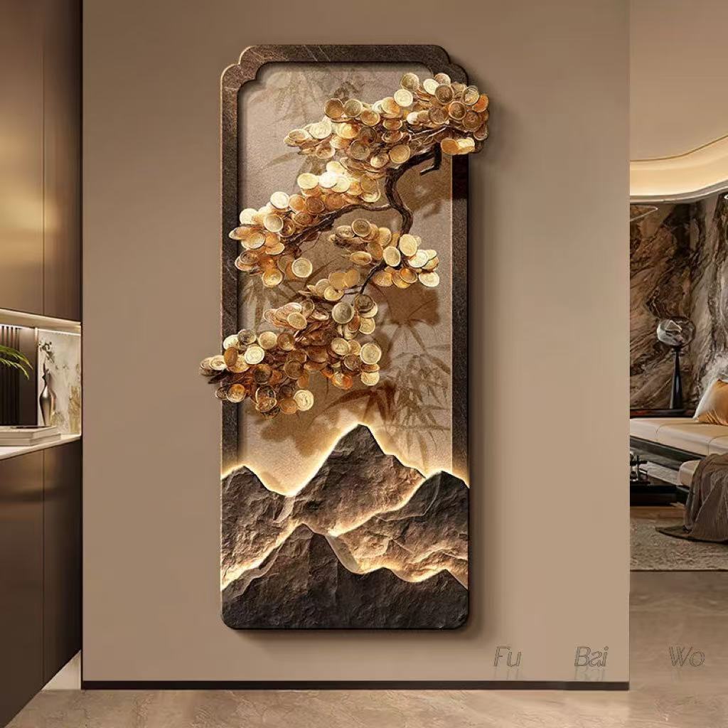 Neue Luxus-Baum-Eingangsdekora – Wall Decor Lighting Tree Bewertung und Preis