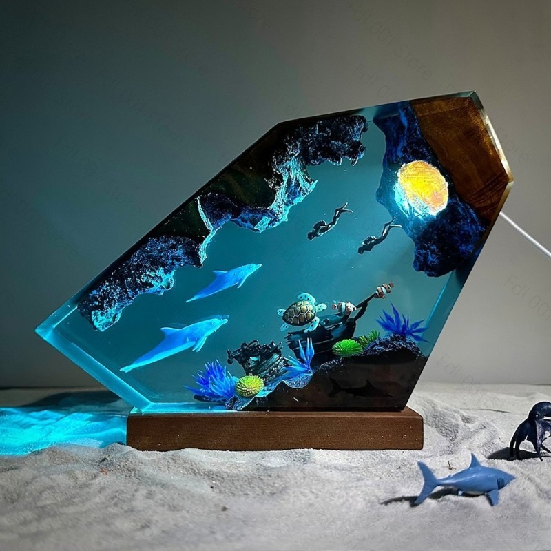 Delfin und Schildkröten Harz-N – Lighting World Decor Bewertung und Preis