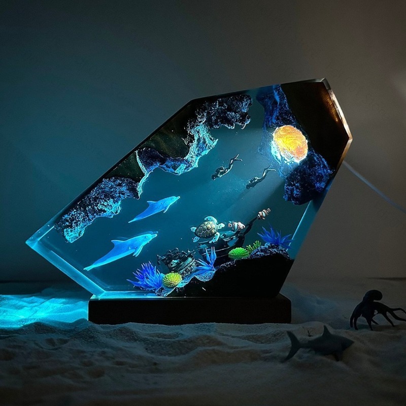 Delfin und Schildkröten Harz-N – Lighting World Decor Bewertung und Preis