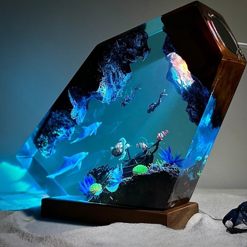 Delfin und Schildkröten Harz-N – Lighting World Decor Bewertung und Preis