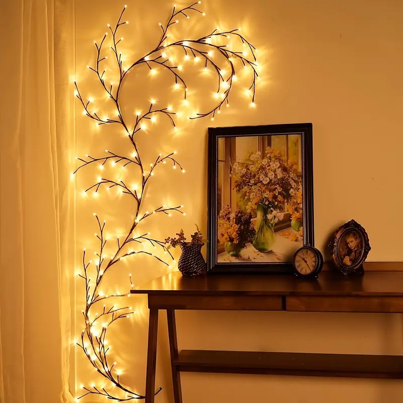 144 LEDs Lichterkette Baum Zwe – Wall Decor Lighting Tree Bewertung und Preis
