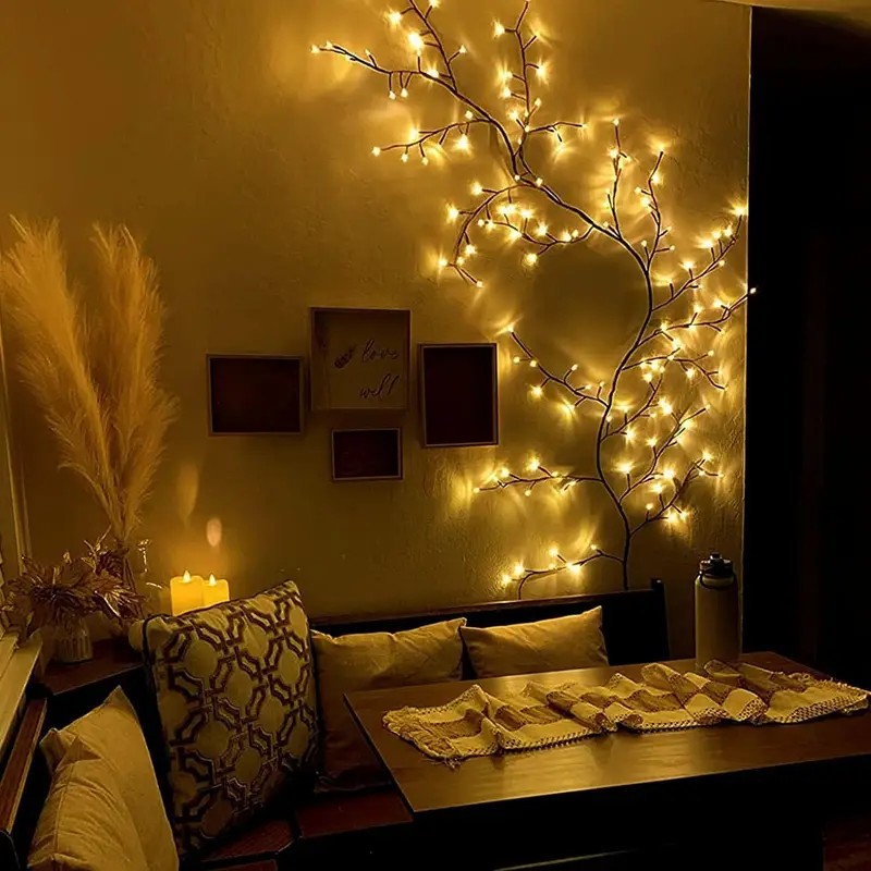 144 LEDs Lichterkette Baum Zwe – Wall Decor Lighting Tree Bewertung und Preis