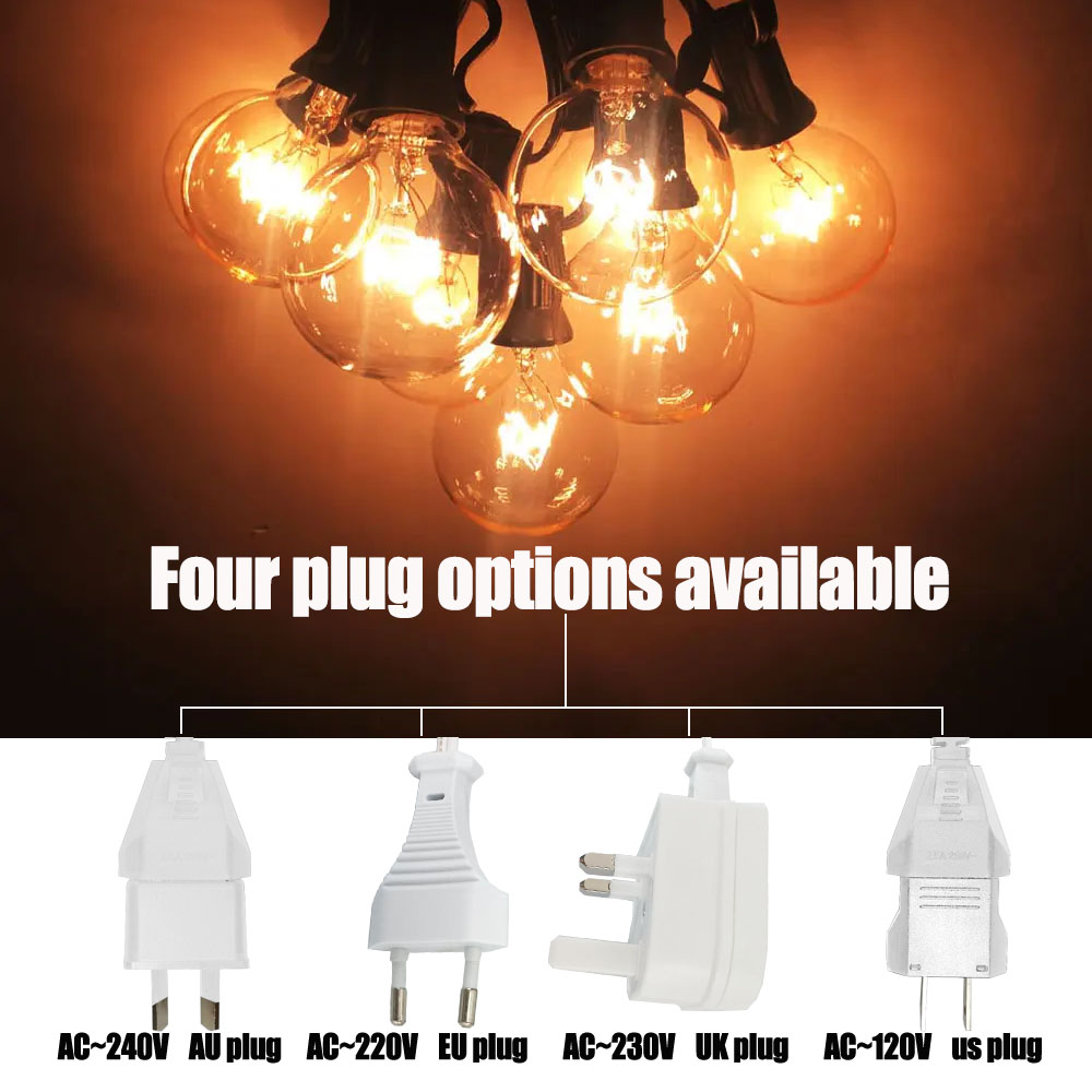 Vintage G40 Klarglas-Glühbirne – String Light Outdoor Bewertung und Preis
