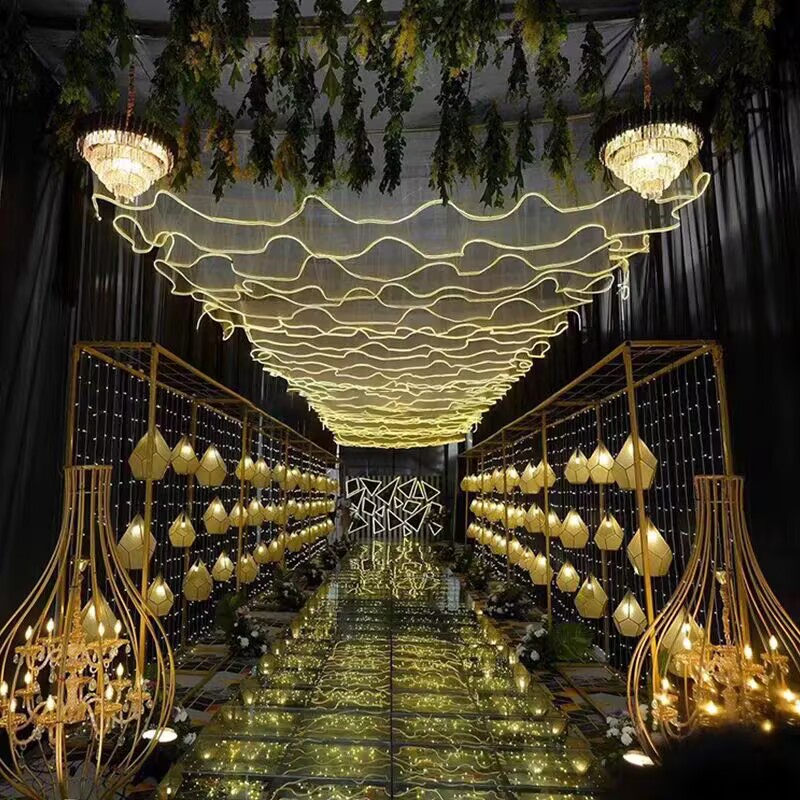 Hochzeits-Deckendekoration Out – Outdoor Lighting Wedding Decor Bewertung und Preis