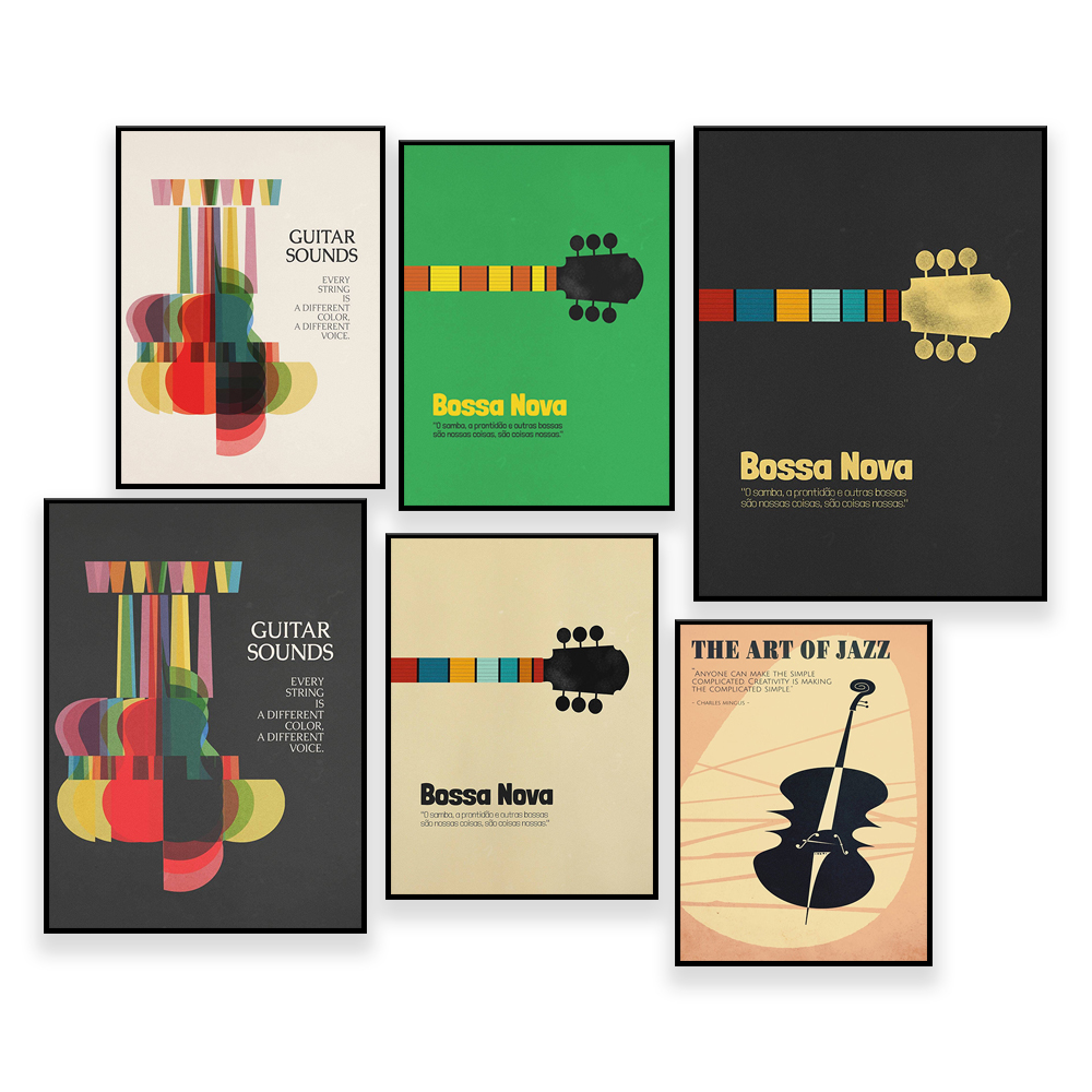 Bossa Nova Poster, Jazz Drucke – Nova Decor & Lighting Vase Bewertung und Preis