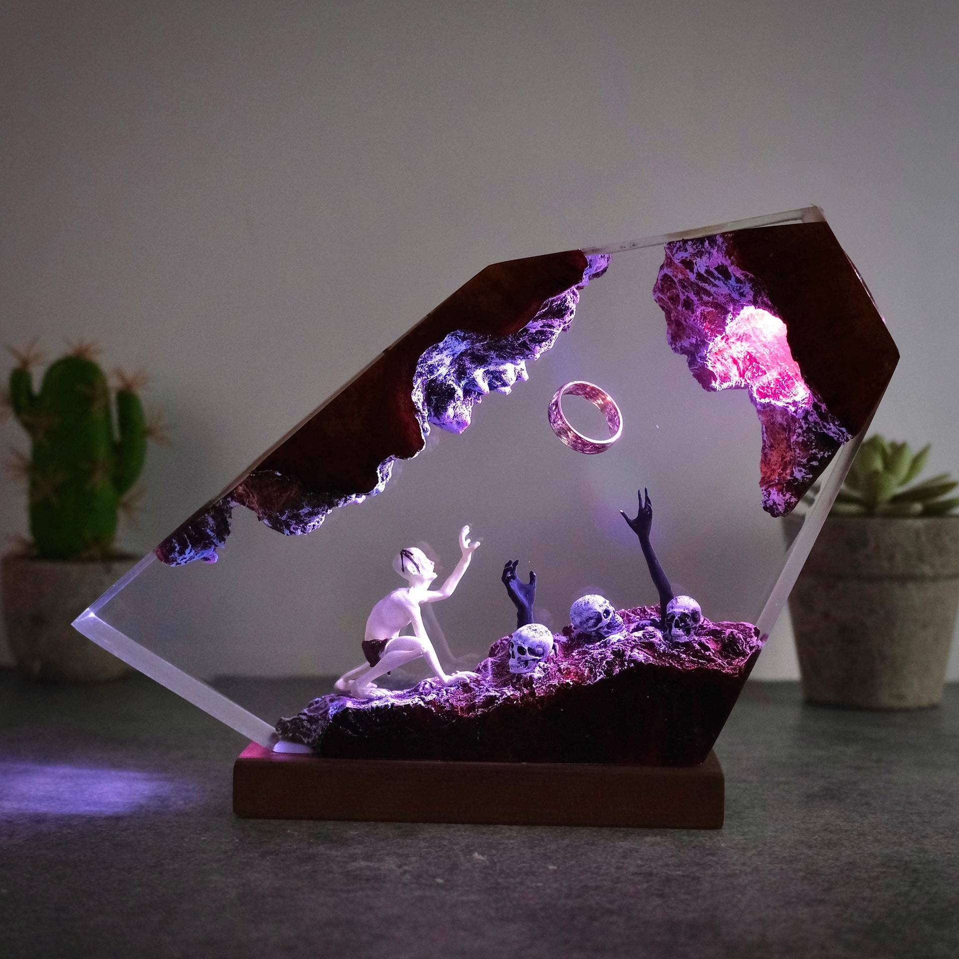 Gollum Power Ring Harz-Leuchte – Lighting World Decor Bewertung und Preis