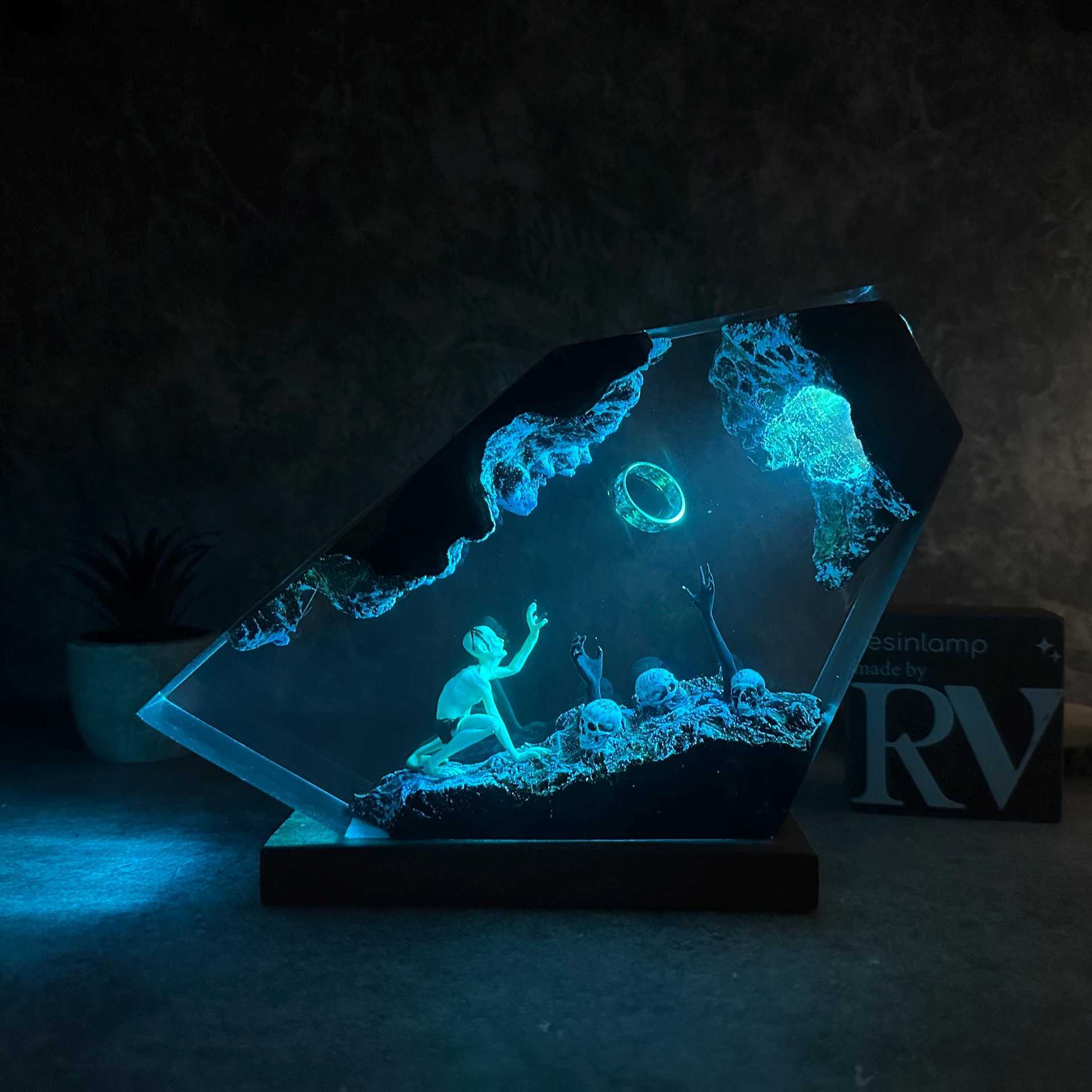 Gollum Power Ring Harz-Leuchte – Lighting World Decor Bewertung und Preis