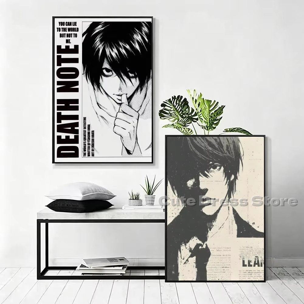 Death Note Leinwanddruck, unge – Lighting Room Decor Items Bewertung und Preis