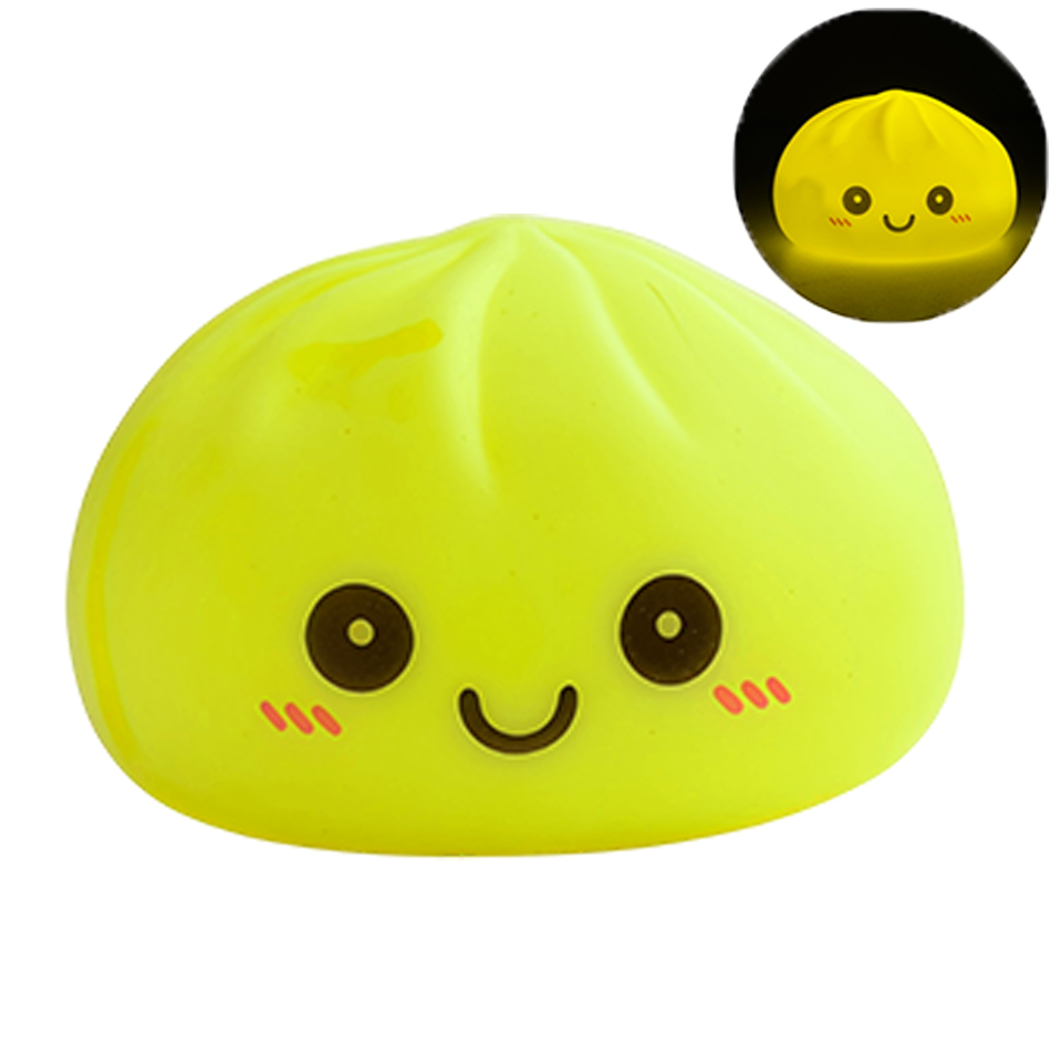 Neue Dumpling-Squishy-LED-Nach – Lighting Room Decor Items Bewertung und Preis