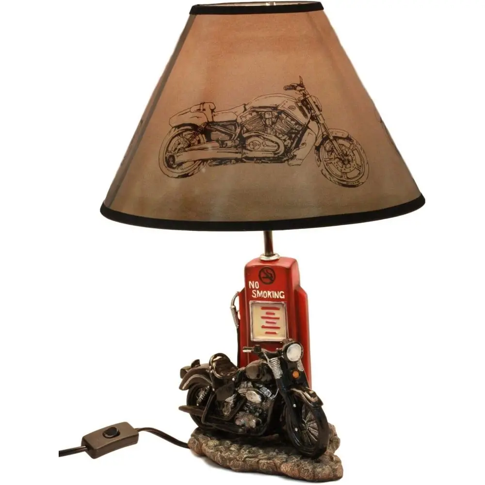 Vintage Retro Schwarze Motorra – Lighting Decoration For Home Bewertung und Preis