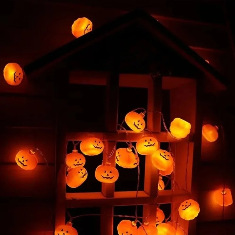 Kürbis-Halloween-Lichterkette  – String Light Outdoor Bewertung und Preis