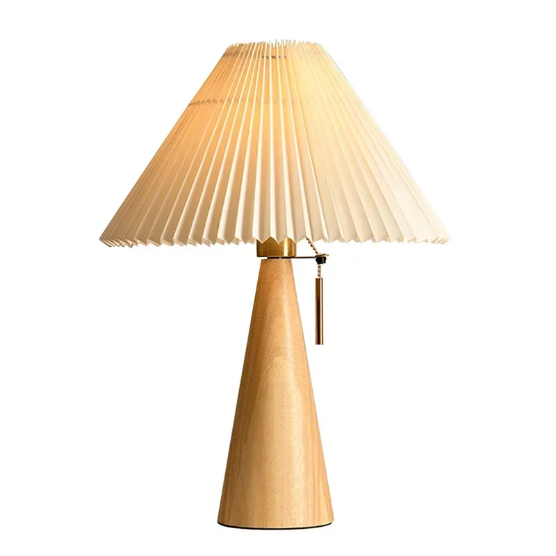 Retro-Plissee-Tischlampe, nord – Lighting Decoration For Home Bewertung und Preis