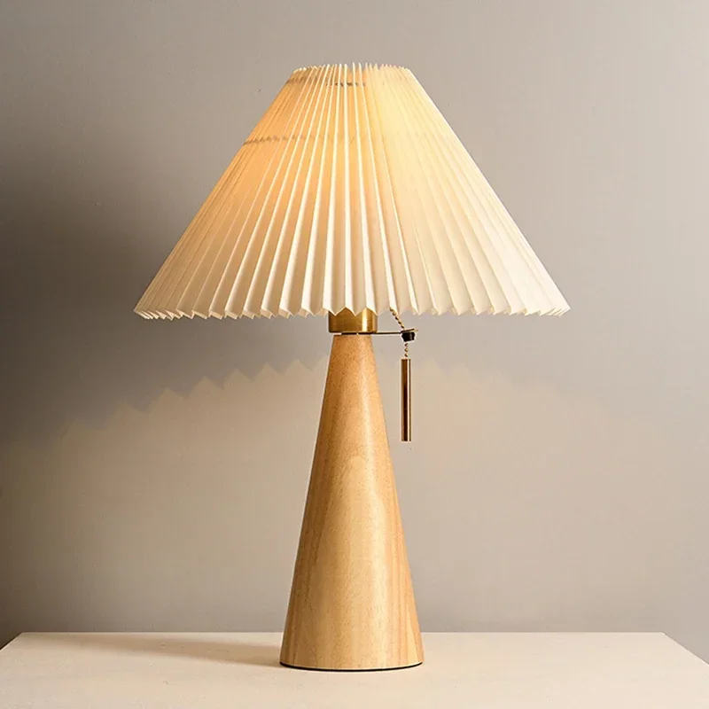 Retro-Plissee-Tischlampe, nord – Lighting Decoration For Home Bewertung und Preis