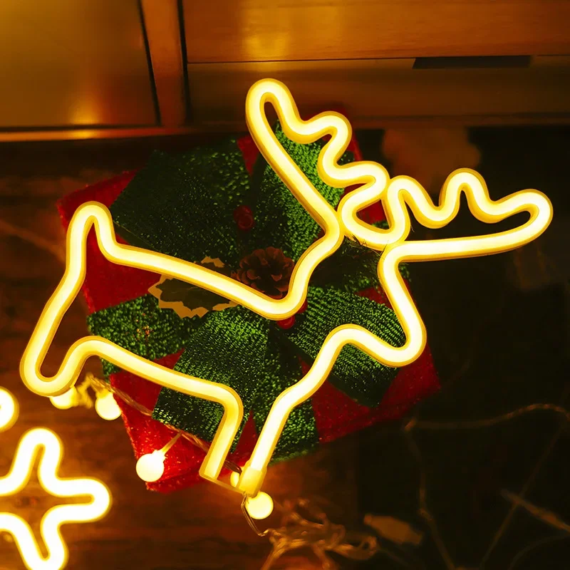 LED Weihnachtssocken Neonschil – Wall Decor Lighting Tree Bewertung und Preis