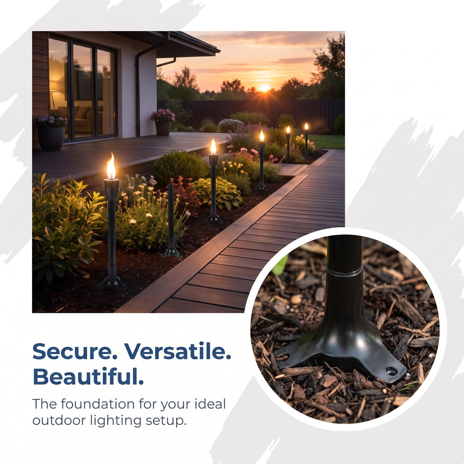 6er-Set Gartenfackel-Ersatzsta – Lighting Decor Outdoor Bewertung und Preis
