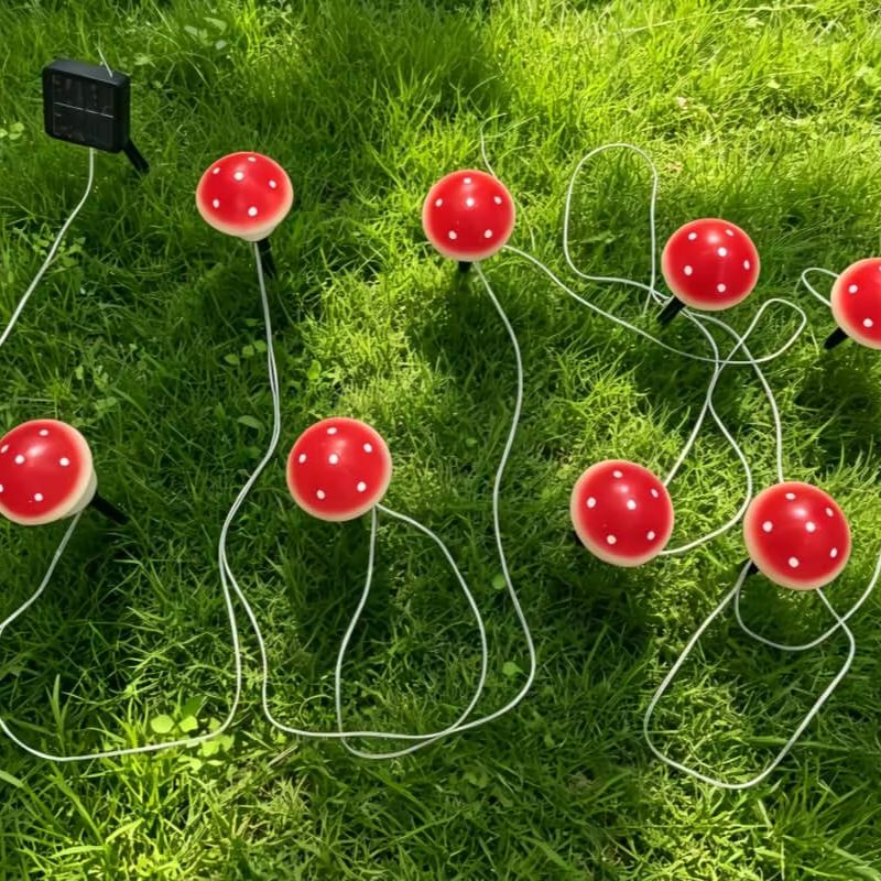 Solar-Pilz-Lichterkette Wasser – String Light Outdoor Bewertung und Preis