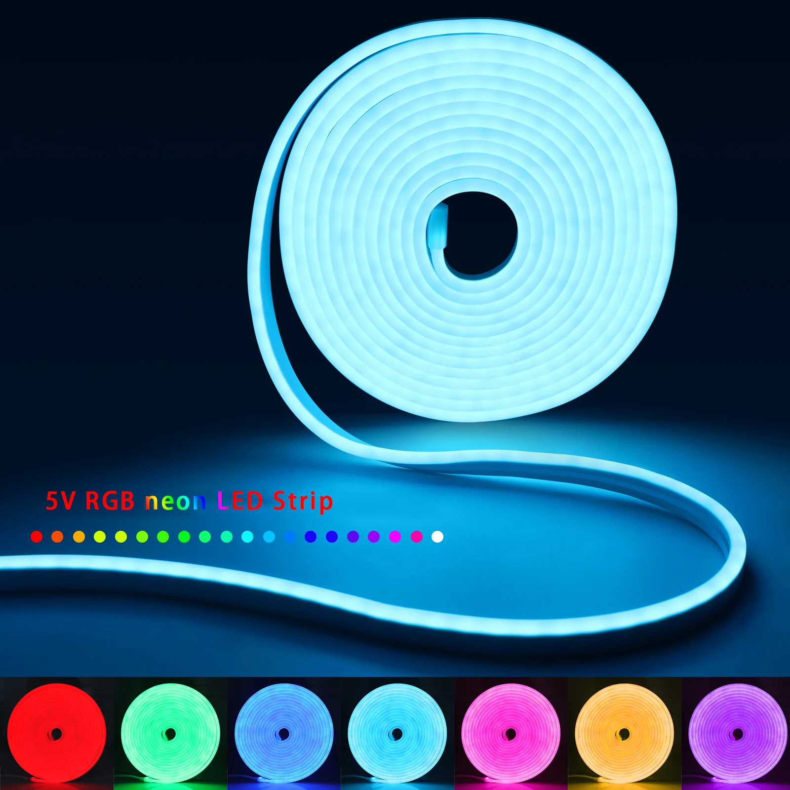 1-5 m RGB LED Neon Streifen Li – Lighting Decoration For Home Bewertung und Preis